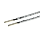 OMRON ELECTRONICS - Sensore a fibra ottica E32-T22S, sbarramento assiale, formato dia. 3 mm, raggio di curvatura R10, cavo 2 m