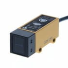 OMRON ELECTRONICS - Sensore fotoelettrico E3SRS30, retroriflessione 30 cm per oggetti trasparenti, in metallo, uscita PNP impulso-luce/buio, cavo 2 m