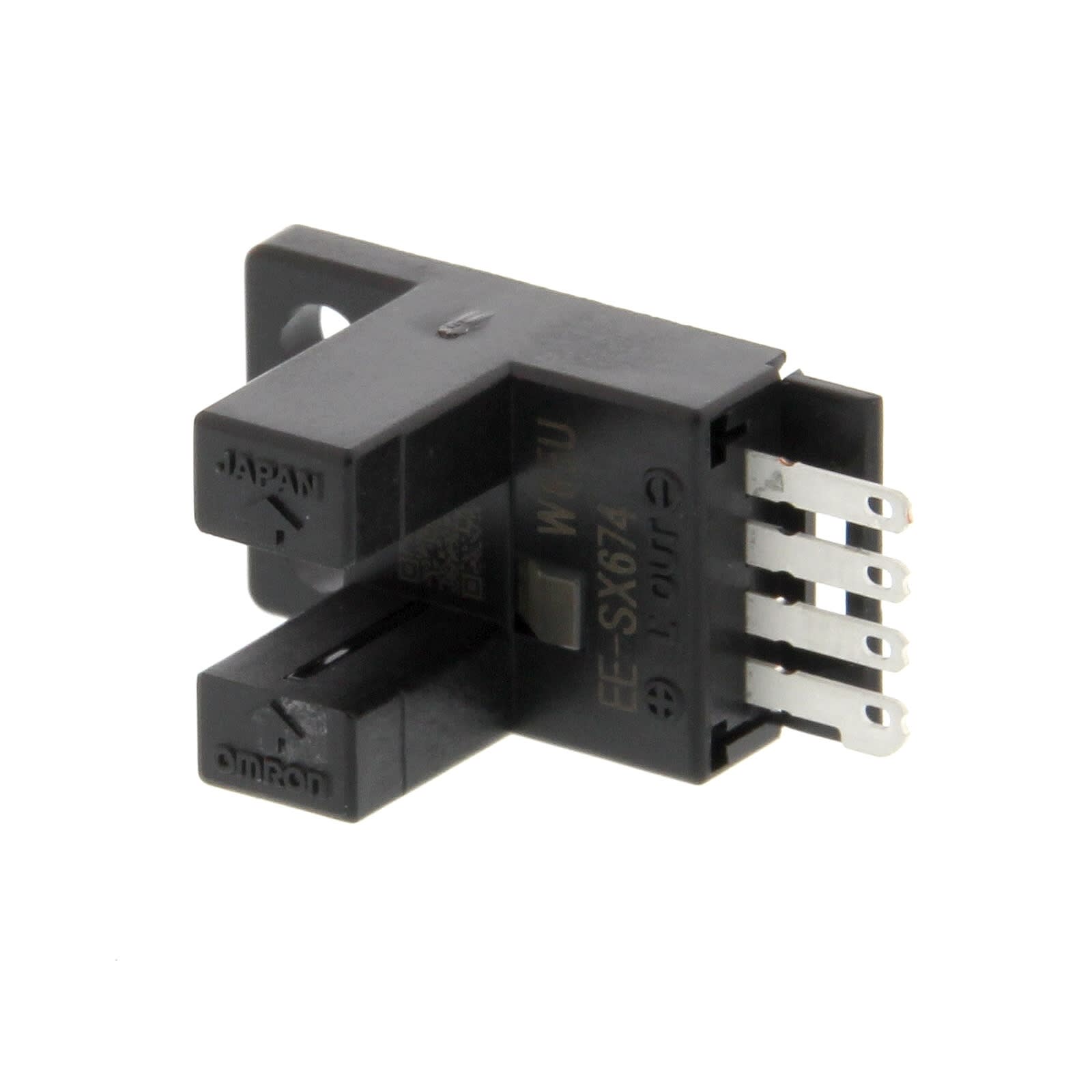 OMRON ELECTRONICS - sensore amplificato formato a l a forcella 5 mm npn impulso luce buio terminali a saldare per connettore