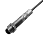OMRON ELECTRONICS - Sensore di temperatura a raggi infrarossi ES1C, corpo in acciaio inox, 0...400 °C, uscita analogica 4...20 mA, cavo 2m
