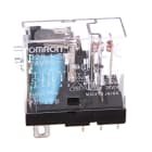 OMRON ELECTRONICS - Relè elettromeccanico verticale G2R(S), bobina 24 Vc.c., SPDT, 10 A/250 Vc.a., diodo, indicatore meccanico e LED, terminali a innesto