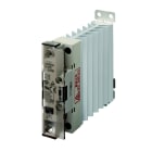 OMRON ELECTRONICS - SSR monofase G3PE, carico 25A 100-240Vca, Phototriac, bobina 12-24Vc.c., LED, zero crossing, guida DIN.