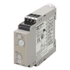 OMRON ELECTRONICS - Temporizzatore elettronico H3DK-M, 22,5mm, multiscala, multifunzione, multitensione, 2 uscite SPDT ritardate, guida DIN