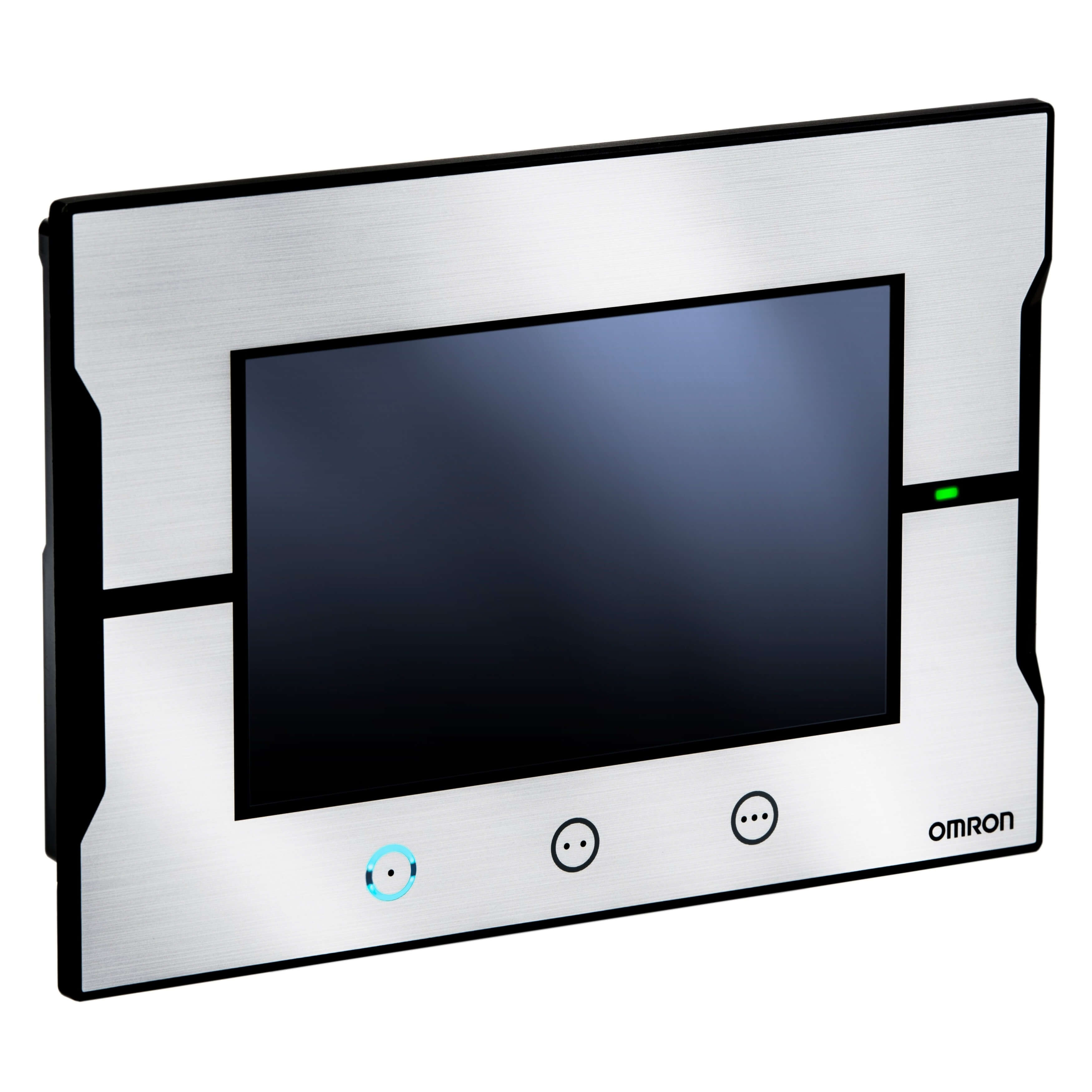 OMRON ELECTRONICS - HMI Sysmac NA5 touch screen LCD TFT 7 pollici colori 24 bit risoluzione 800x480 cornice argento.