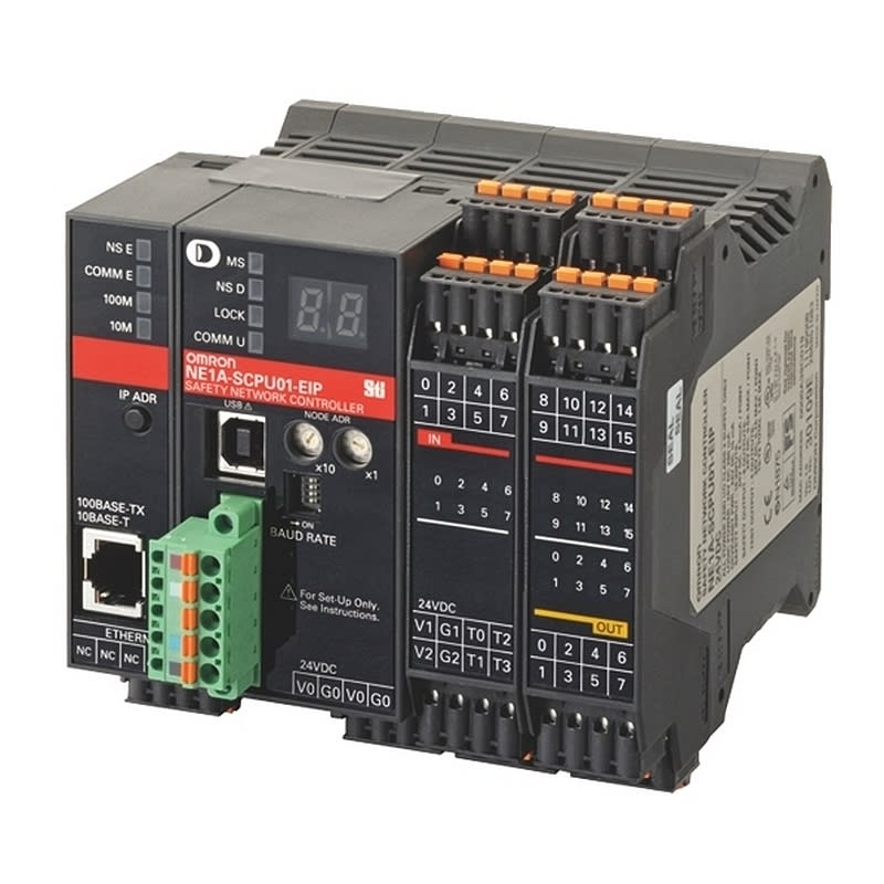 OMRON ELECTRONICS - CONTROLLORESIC.16IN/8OUT,DEVICENET,ETHER