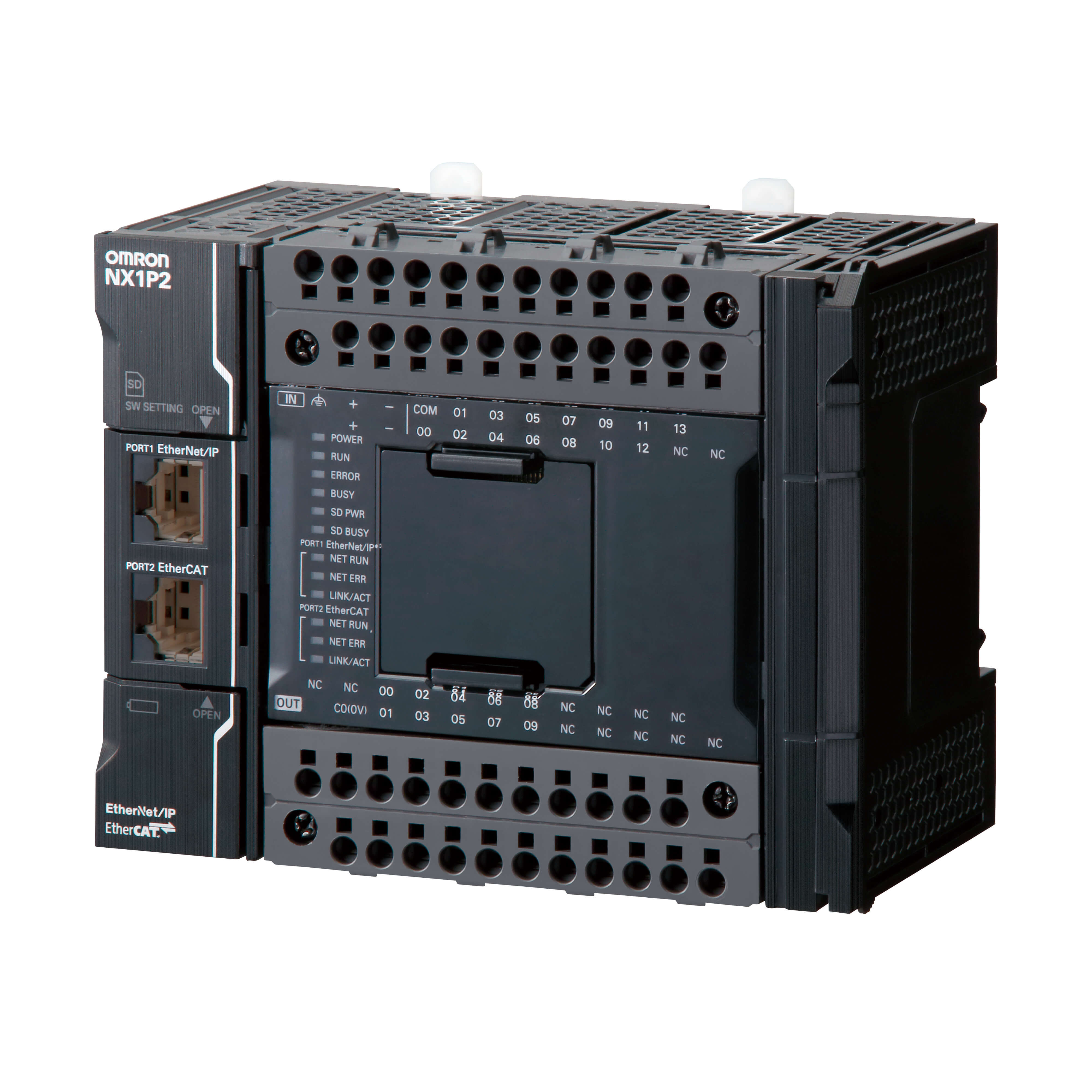 OMRON ELECTRONICS - PLC- CPU SYSMAC NX1P 14 IN. 10 OUT NPN.