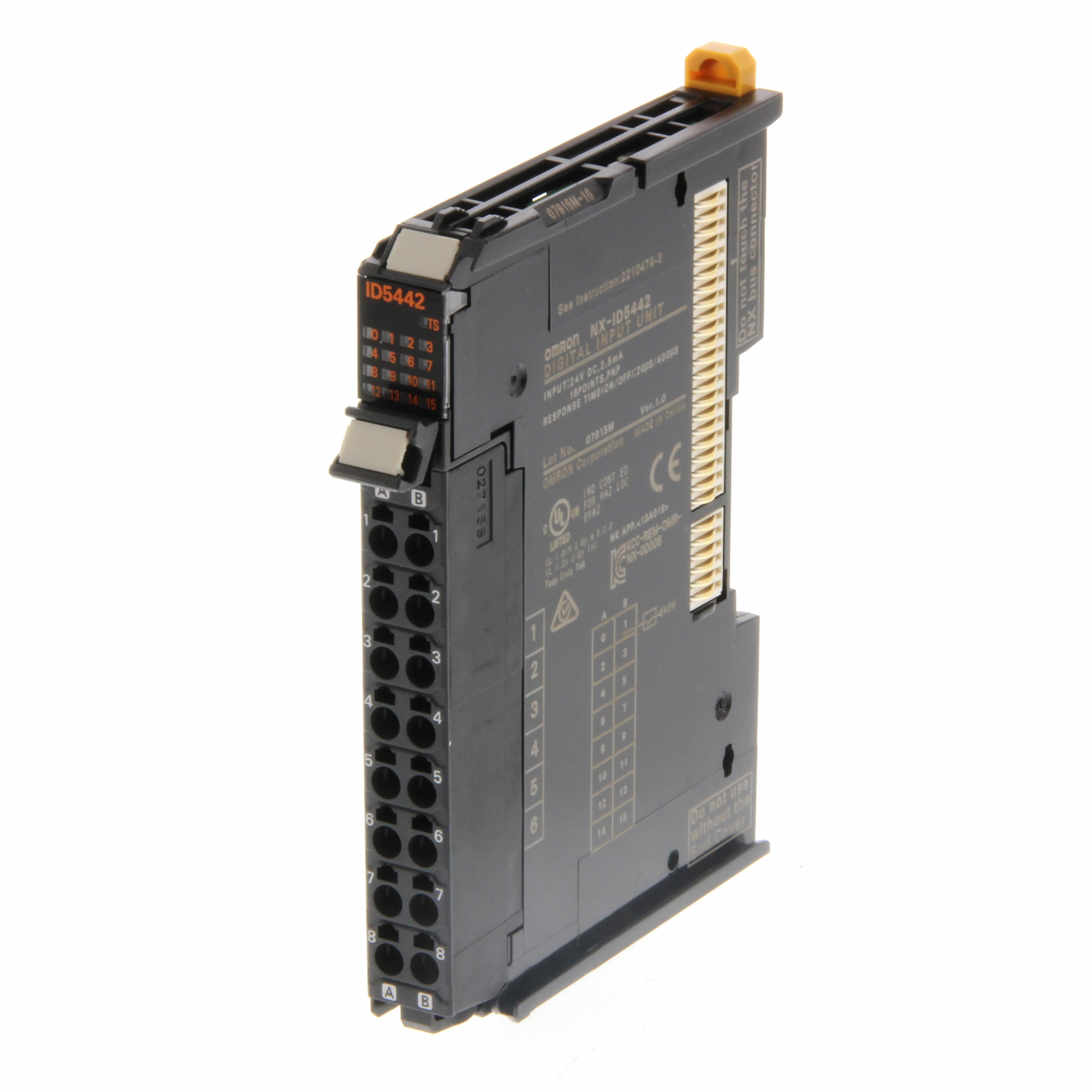 OMRON ELECTRONICS - Modulo I/O serie NX, 16 Ingressi digitali PNP, Push-In Plus