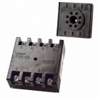OMRON ELECTRONICS - Zoccolo P3G, per H7(5)CC / H7(5)CX /H3CR / H3BA / H2A / H3G / H7CR / E5C2, octal, montaggio fronte quadro, terminali a vite