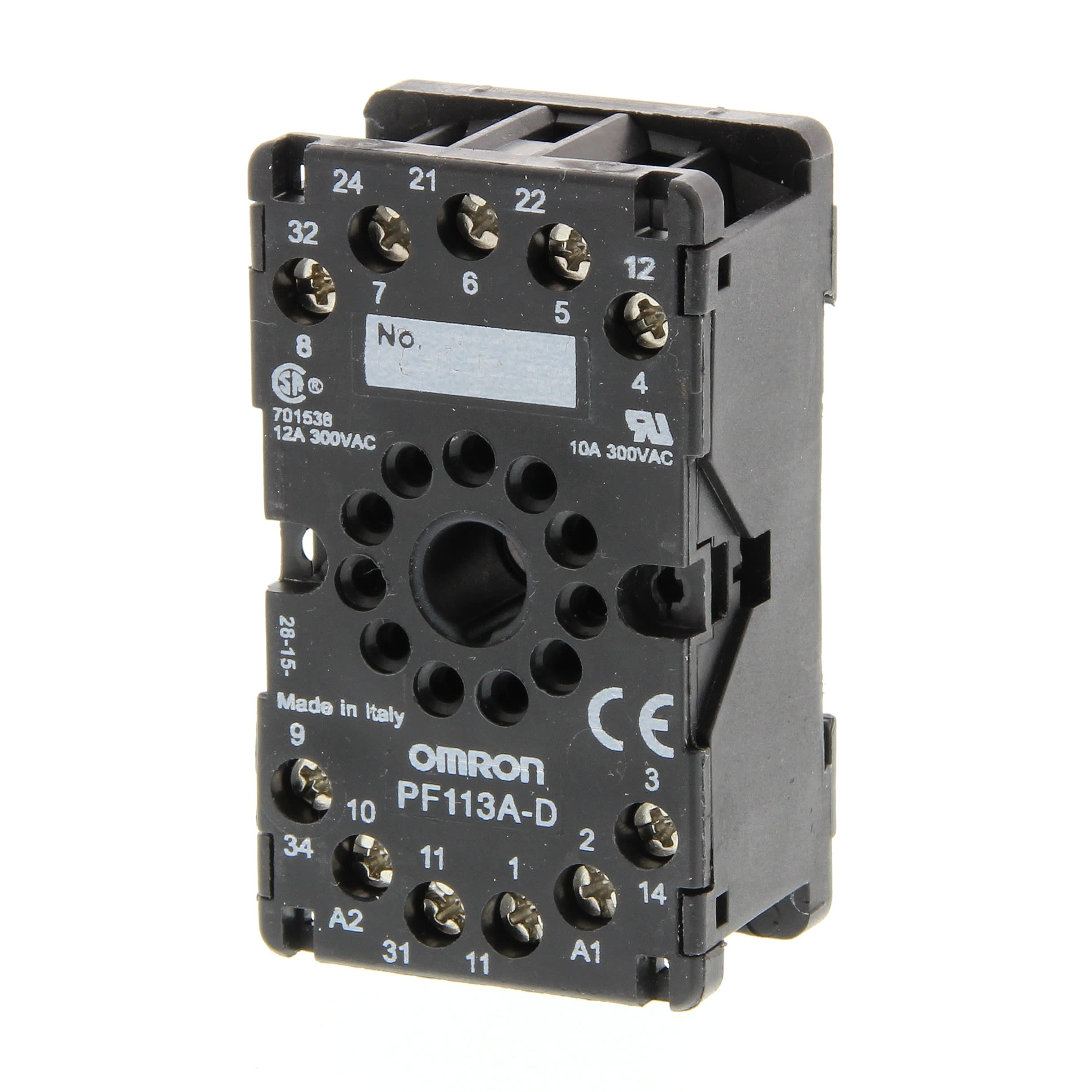 OMRON ELECTRONICS - ZOCCOLO-UNDECALFRONTEQUADINTERMVITEDIN46