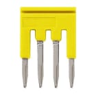 OMRON ELECTRONICS - Ponticello di connessione 4 poli per morsetti di sezione nominale 1mm², giallo.