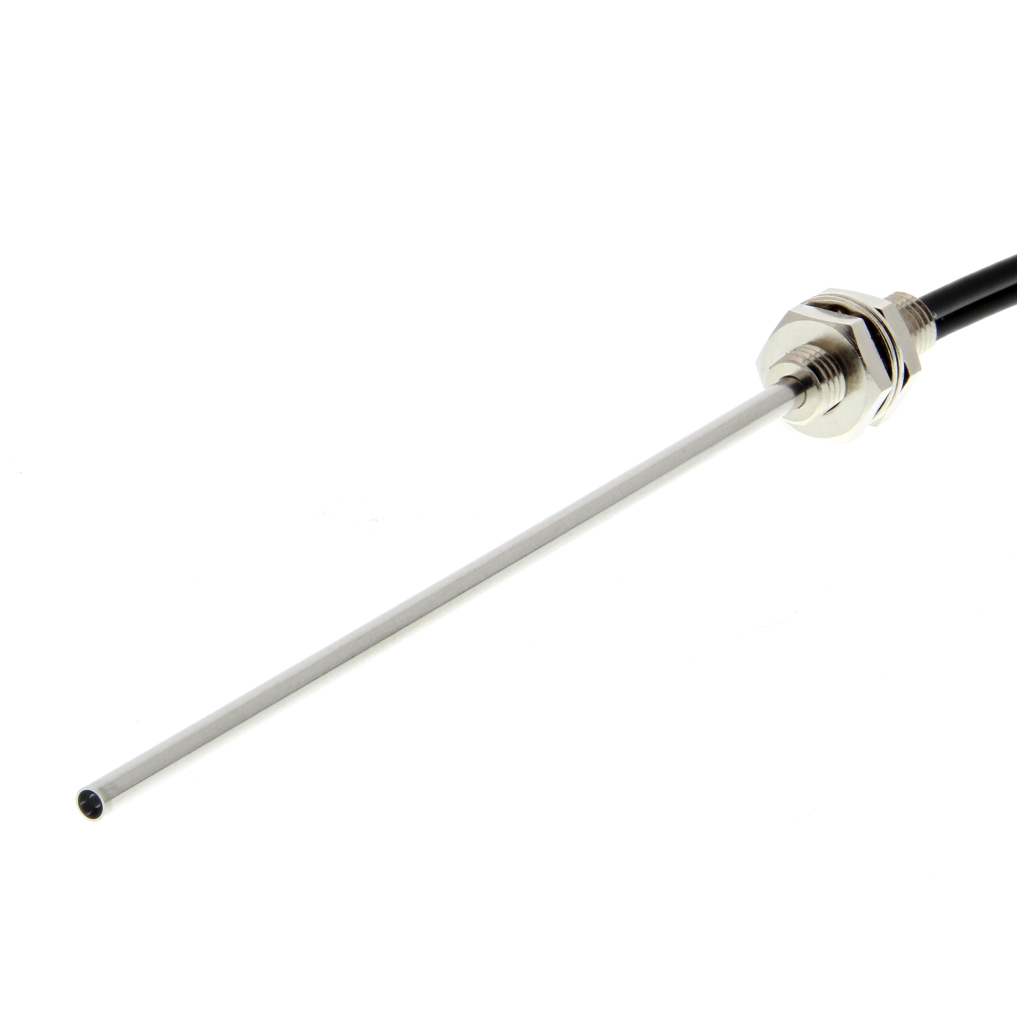 OMRON ELECTRONICS - sensore reflex m6 tubetto inox 9 cm fibra ottica diffuso m6 guaina pieghevole 90 mm