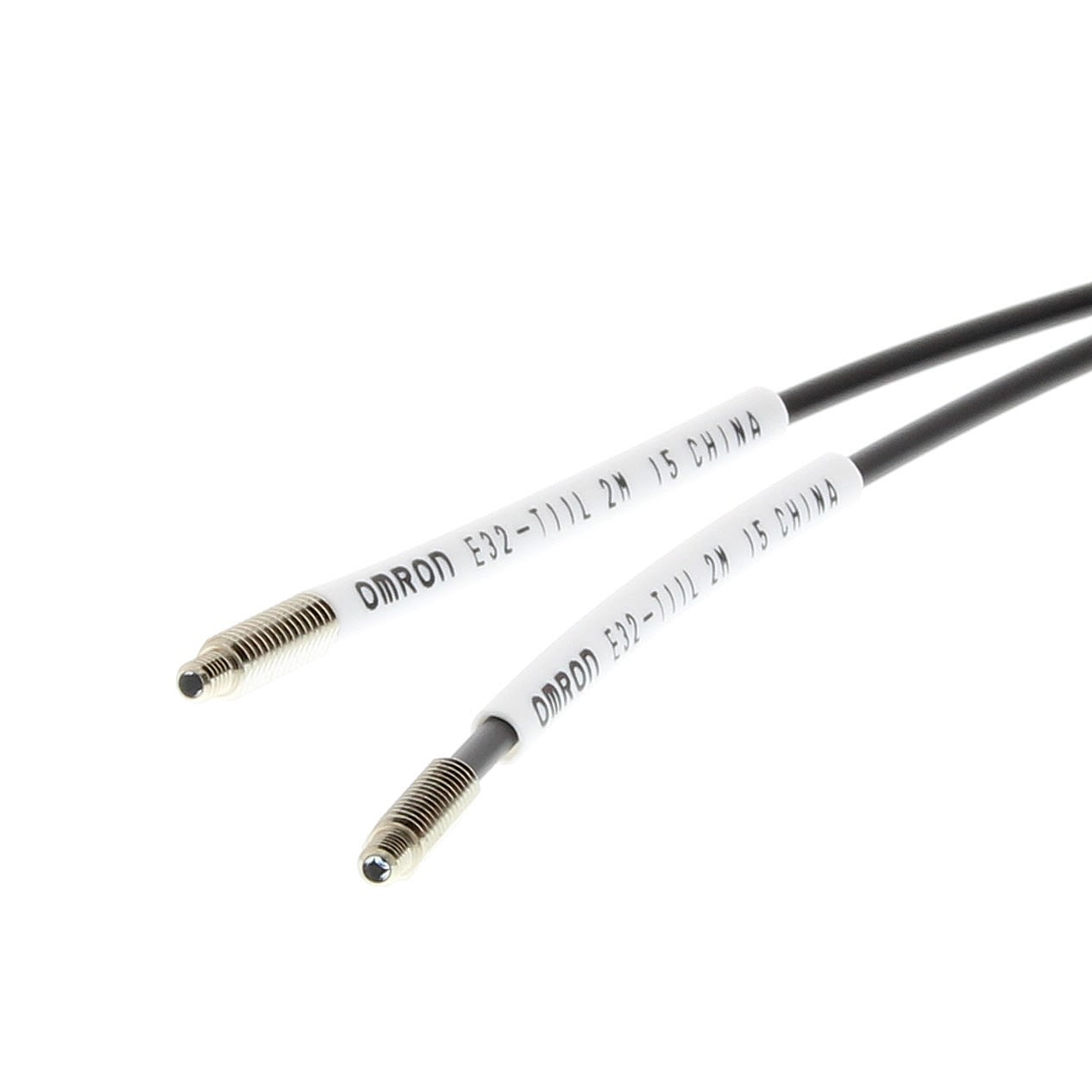 OMRON ELECTRONICS - Sensore fotoelettrico a sbarramento M4 lunga distanza con cavo da 2 m, richiede amplificatore E3X.