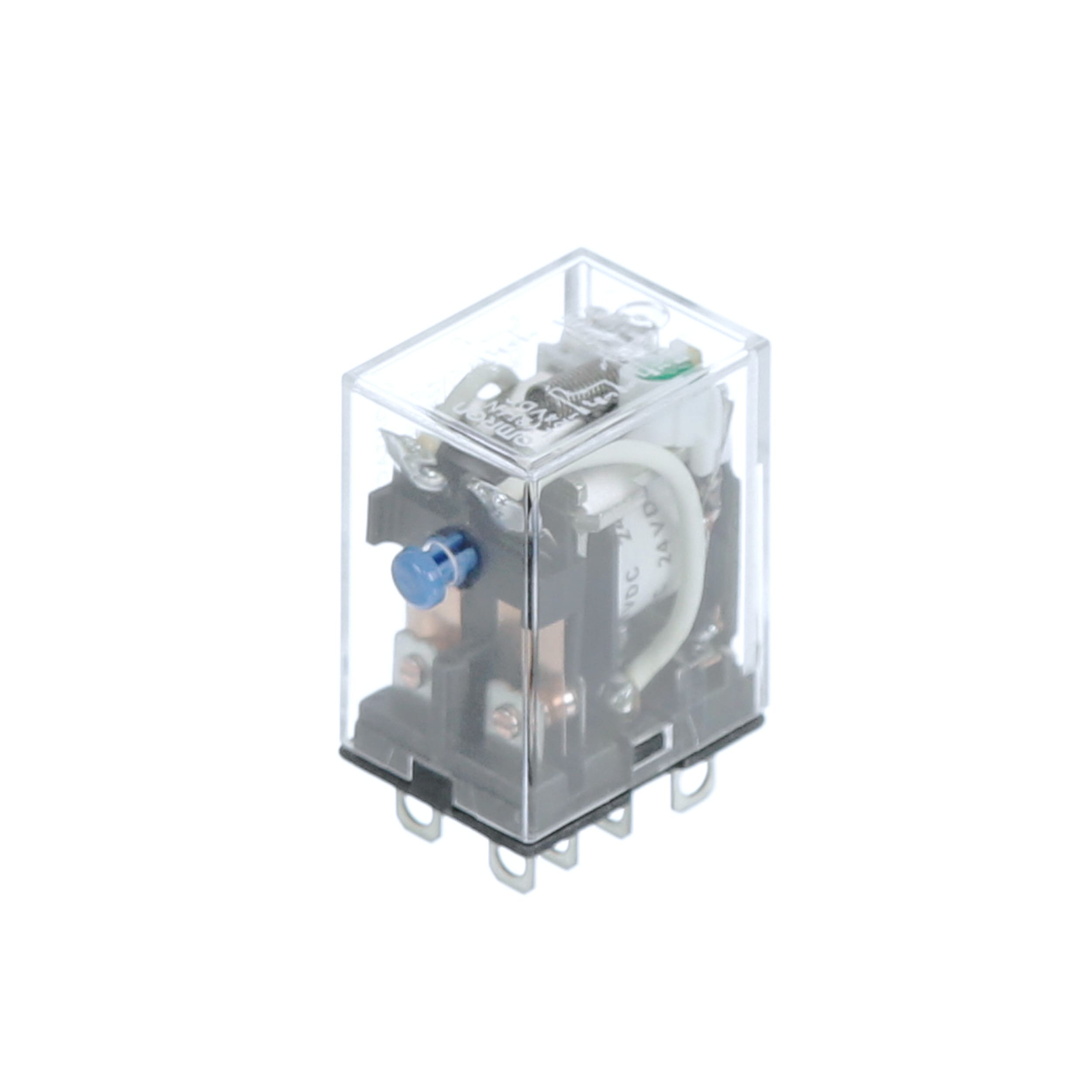 OMRON ELECTRONICS - rele 2 contatti in scambio 10 a 220 vca terminali ad innesto led pulsante di prova