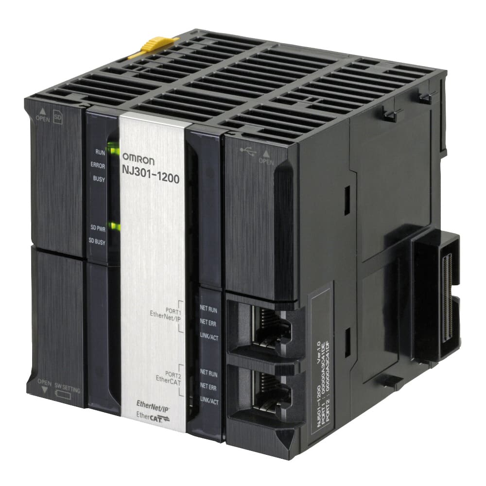 OMRON ELECTRONICS - Controllore NJ3 CPU Sysmac, 8 assi, PLC, EtherCAT, Ethernet/IP, Bus I/O CJ.