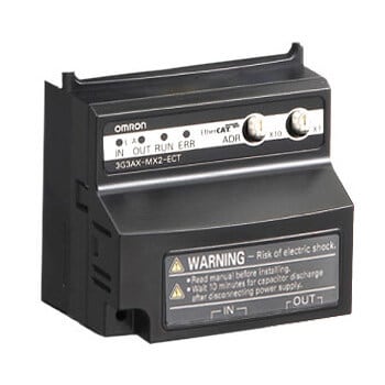 OMRON ELECTRONICS - Scheda di rete ethercat per inverter mx2, compatibile e affidabile per una connessione ottimale e prestazioni elevate.