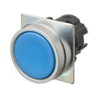 OMRON ELECTRONICS - piatto.momentaneo. blu opaco. ghiera metall