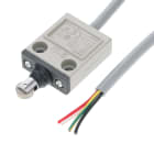 OMRON ELECTRONICS - Finecorsa 1 contatto scambio pulsante rotella sigillato IP67 5 A 250 V cavo 5 m. D4C13325M