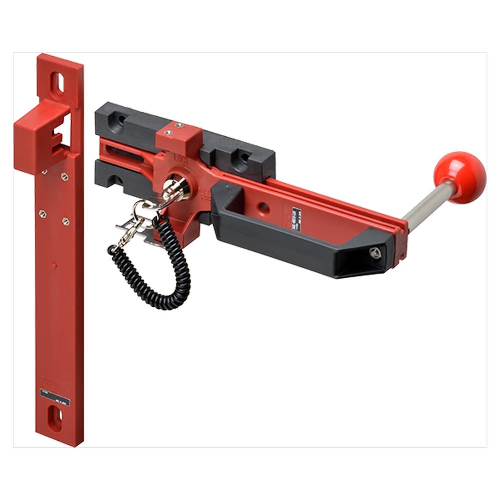 OMRON ELECTRONICS - Accessori, staffa e maniglia con blocco a chiave per D4SLN con leva interna.