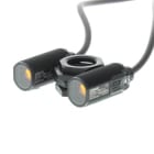OMRON ELECTRONICS - sensore cilindrico M18 plastica sbarramento 20m NPN impulso luce/buio cavo 2m