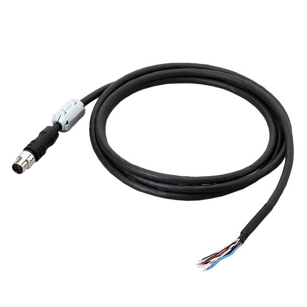 OMRON ELECTRONICS - FHV7 Power / IO Cable, straight, super bend