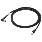 OMRON ELECTRONICS - FHV7 Ethernet cable, right angle 5 m, M12 c
