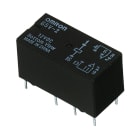 OMRON ELECTRONICS - Relè miniatura 2 contatti in scambio crossbar sdoppiato placcato oro 0,5 A 125 V ca sigillato.