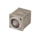 OMRON ELECTRONICS - Timer elettronico H3CR-A, 48x48, multiscala, multifunzione, multitensione, 8-pin, 2 uscite SPDT ritardate, terminali octal.