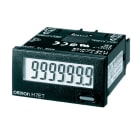 OMRON ELECTRONICS - Contaore 1/32 DIN 48x24 mm autoalimentato LCD 7 cifre 999999.9h ingresso V CC custodia nera.
