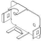 OMRON ELECTRONICS - SUPPORTO PER CONVERTITORE IO-LINK K3CV K3CVF1