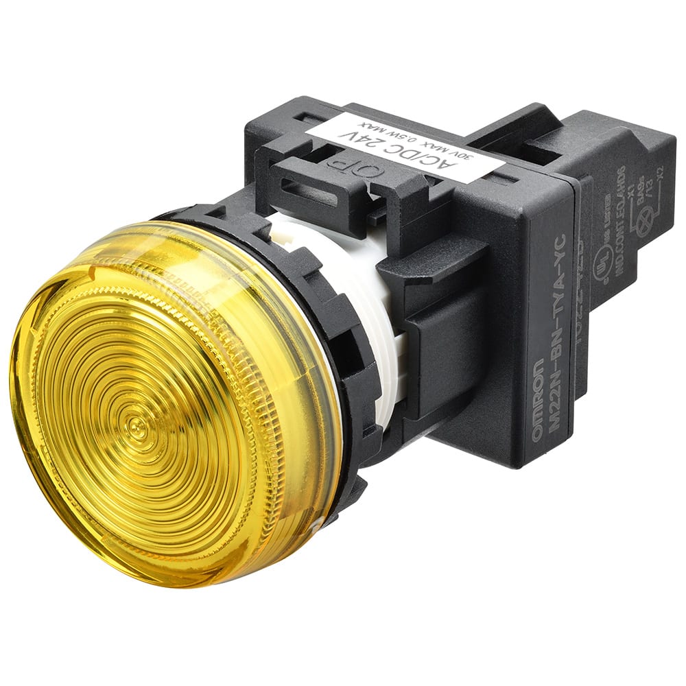 OMRON ELECTRONICS - finecorsa- Indicatore giallo. LED 24V.c.c.