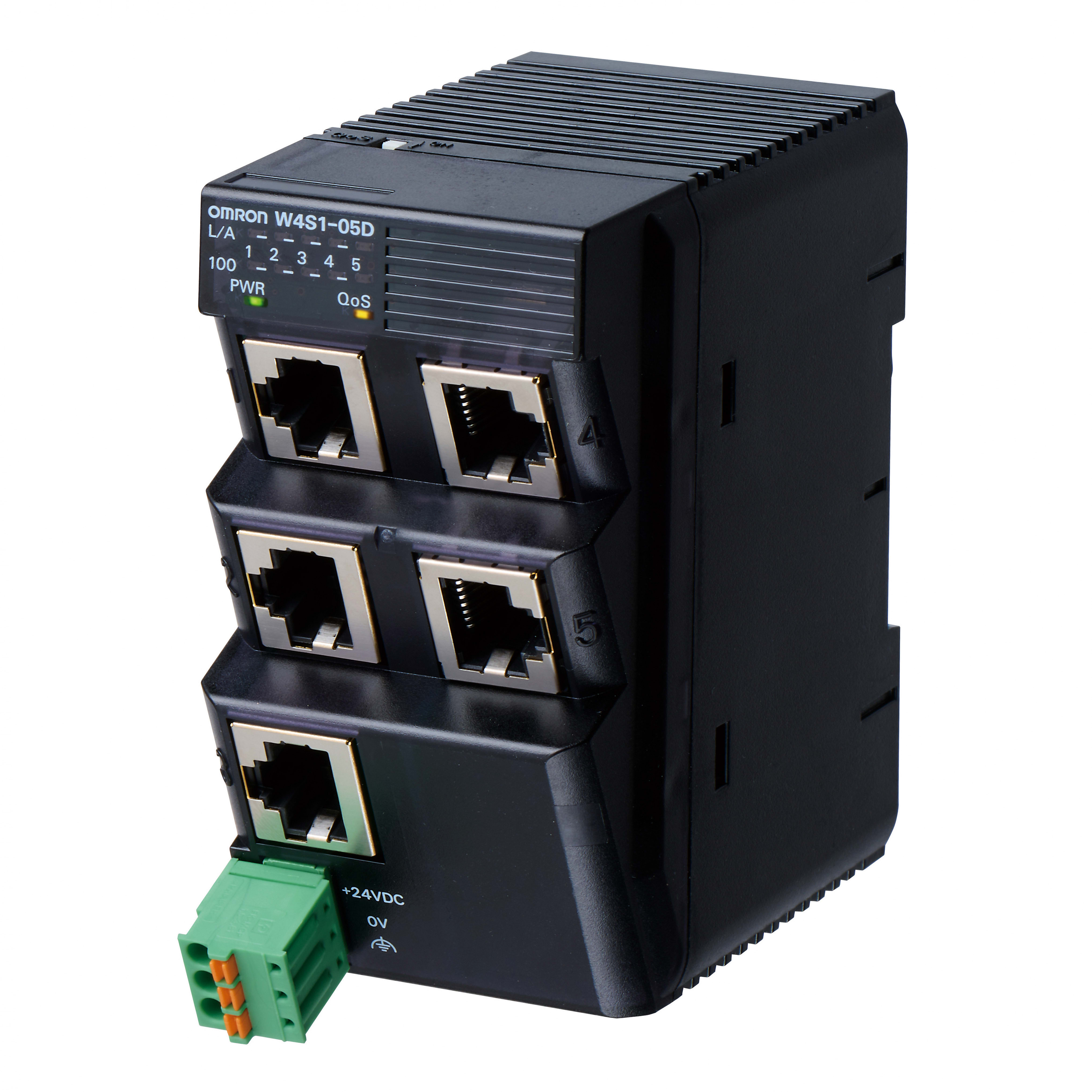 OMRON ELECTRONICS - Switch ethernet avanzato a 5 porte per connessioni affidabili e veloci, ideale per ottimizzare la rete domestica o aziendale.