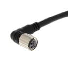 OMRON ELECTRONICS - Cavo connettore M8 angolato 4 pin 4 fili precablato pvc 5m posa mobile.