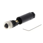 OMRON ELECTRONICS - connettore femmina m8 dritto 3 fili pvc 2m assiale 3 terminali da assemblare