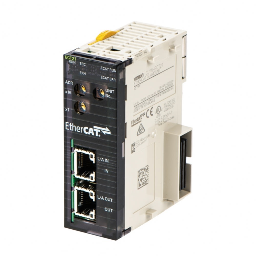 OMRON ELECTRONICS - plc modulo slave ethercat per cj/nj CJ1WECT21