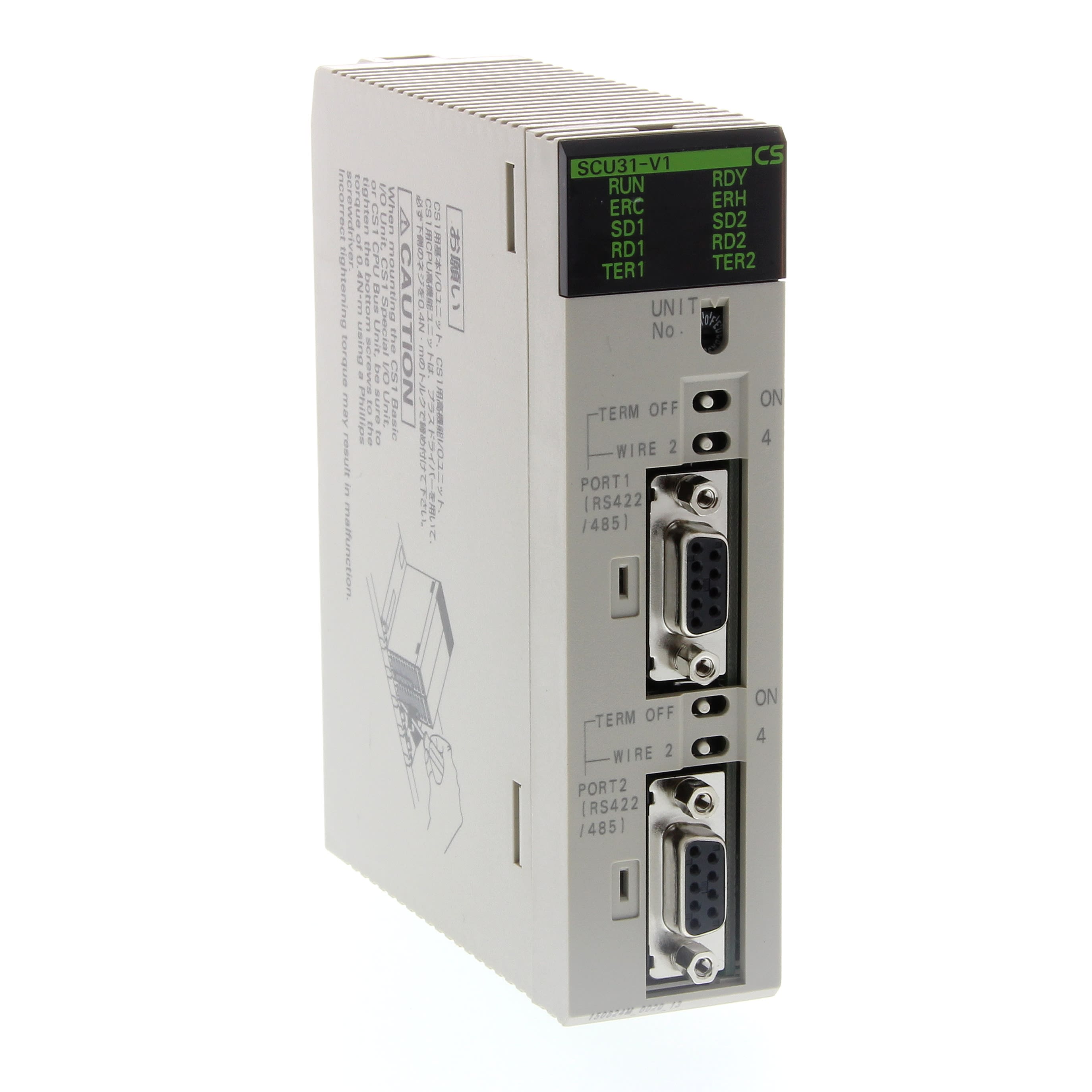 OMRON ELECTRONICS - Modulo 2 seriali RS422/485 con gestione delle protocol macro, installabile nel rack del CS1. CS1WSCU31V1-2272