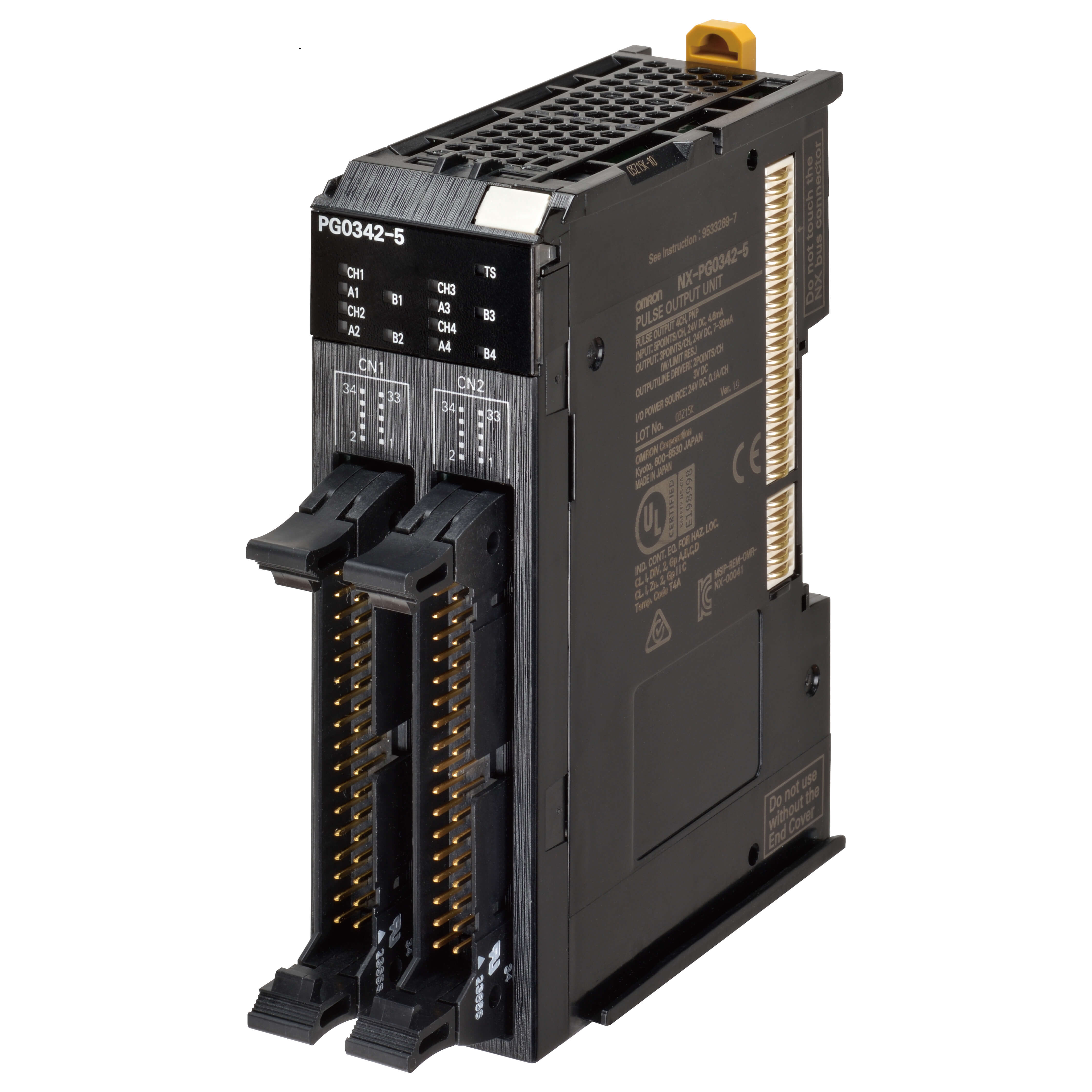 OMRON ELECTRONICS - plc posizionatore pnp 4 canali serie nx posizionatore a treno d'impulsi line driver 2 connettori mil 34 pin i/o digitali NXPG03425