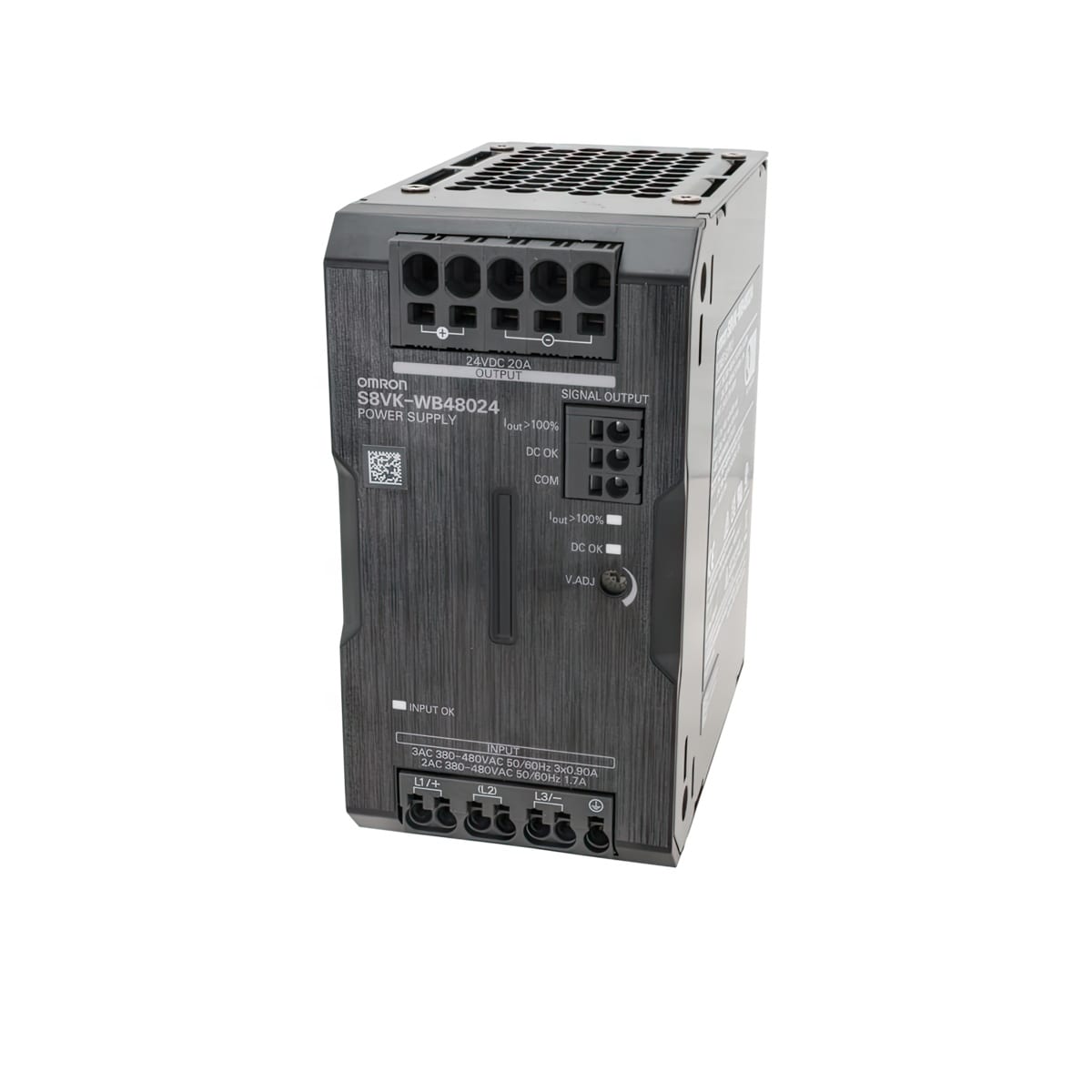 OMRON ELECTRONICS - Alimentazione trifase 400 VAC 480 W 24 VDC S8VKWB48024