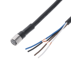 OMRON ELECTRONICS - Cavi connettore M8 dritti precablati 4 pin PVC 2m. XS3FM8PVC4S2M