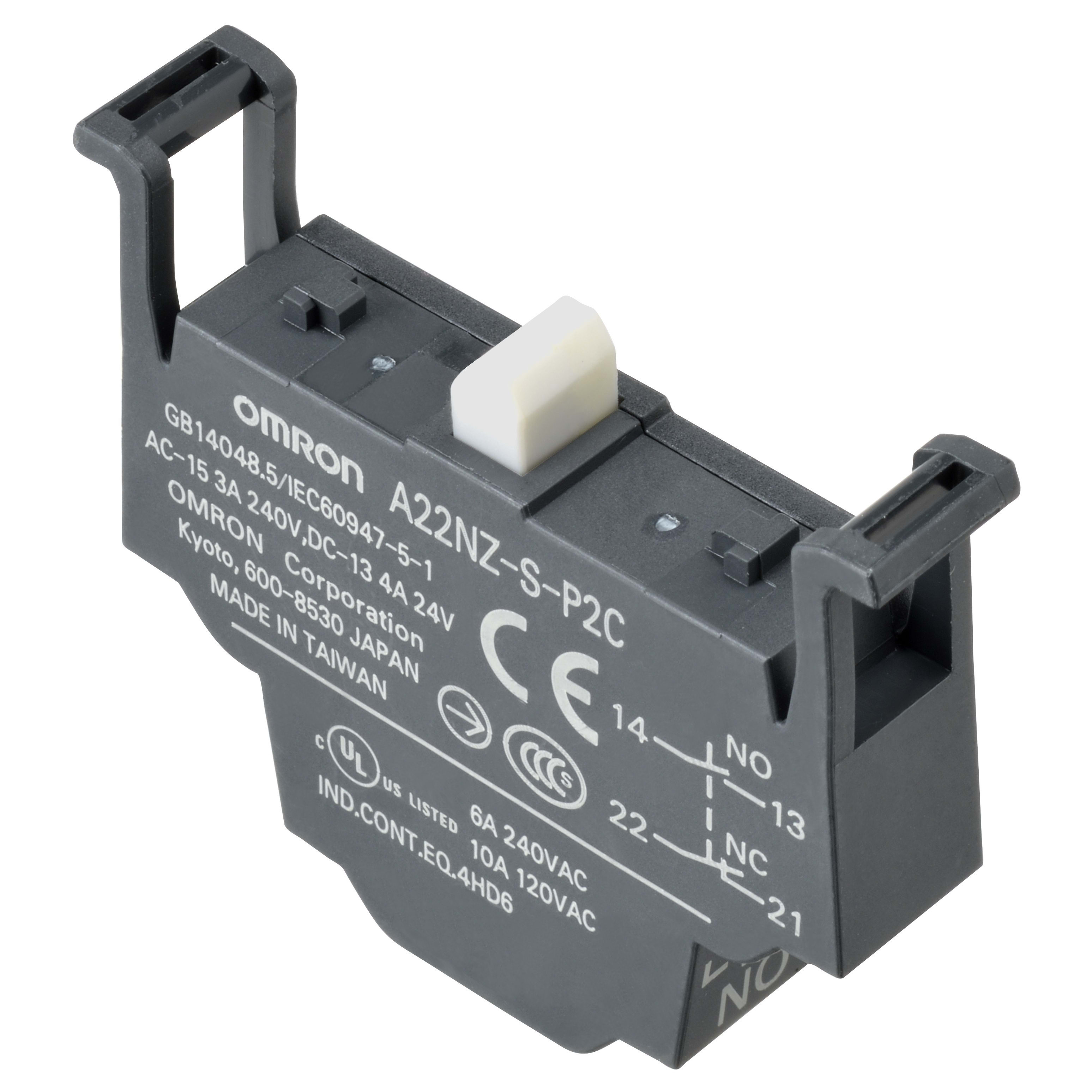OMRON ELECTRONICS - pulsante- 1 contatto NA + 1 contatto NC ter