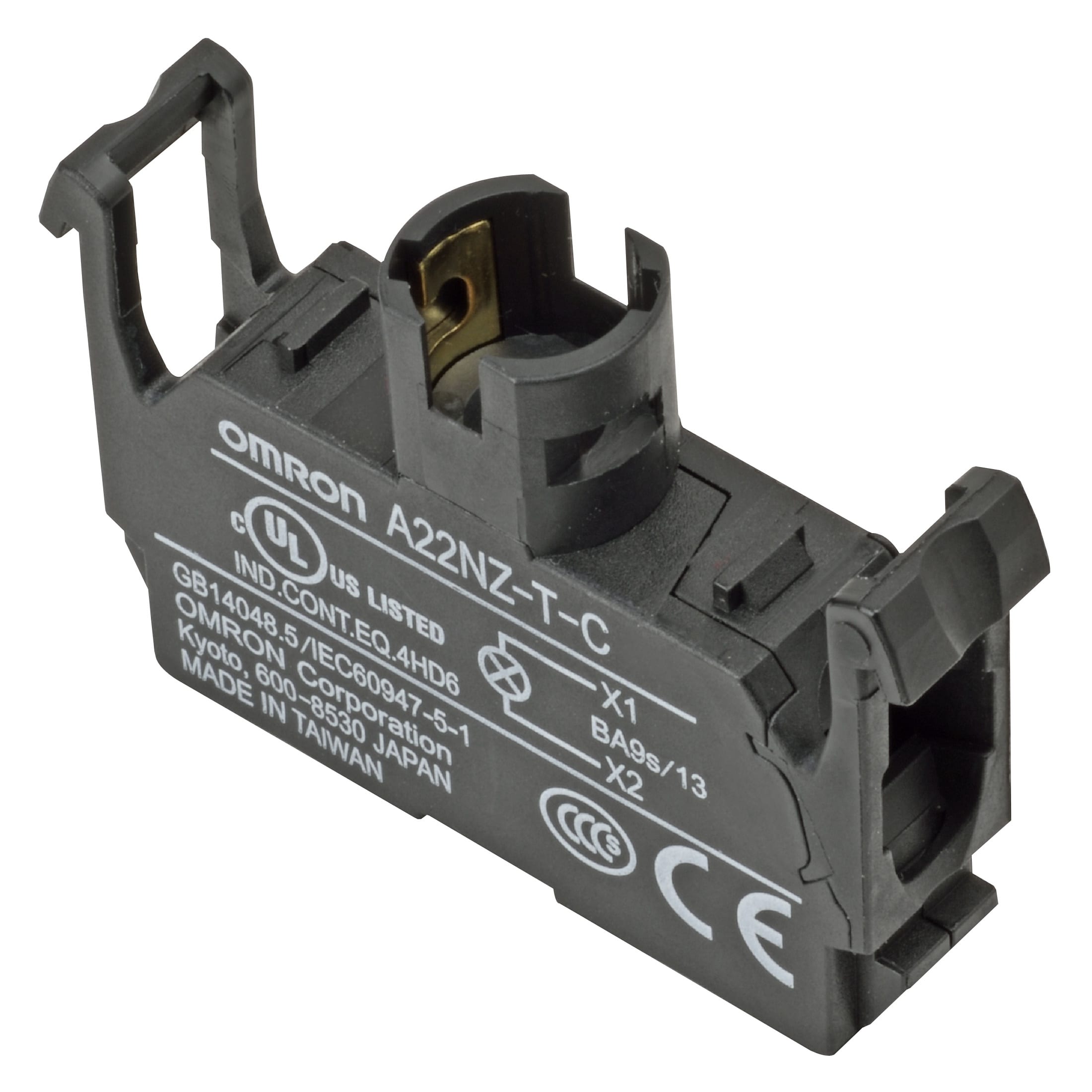 OMRON ELECTRONICS - pulsante- Portalampada alimentazione 24Vc.a