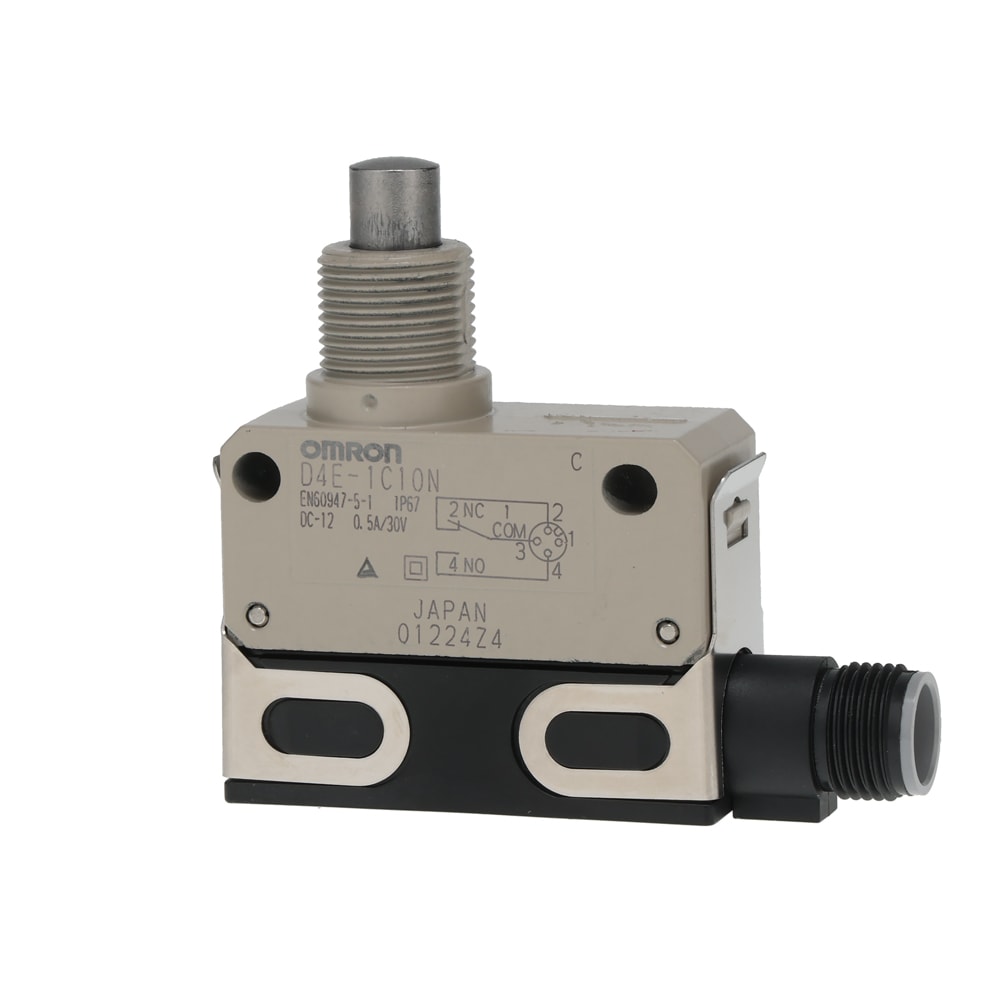 OMRON ELECTRONICS - finecorsa- FINEC.1cont sc.PULSANTE conM12DC D4E1C10N-1340670