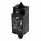 OMRON ELECTRONICS - Finecorsa meccanico con connettore M12, 2NC ad azione lenta, azionamento a pulsante, IP67. D4N9B31