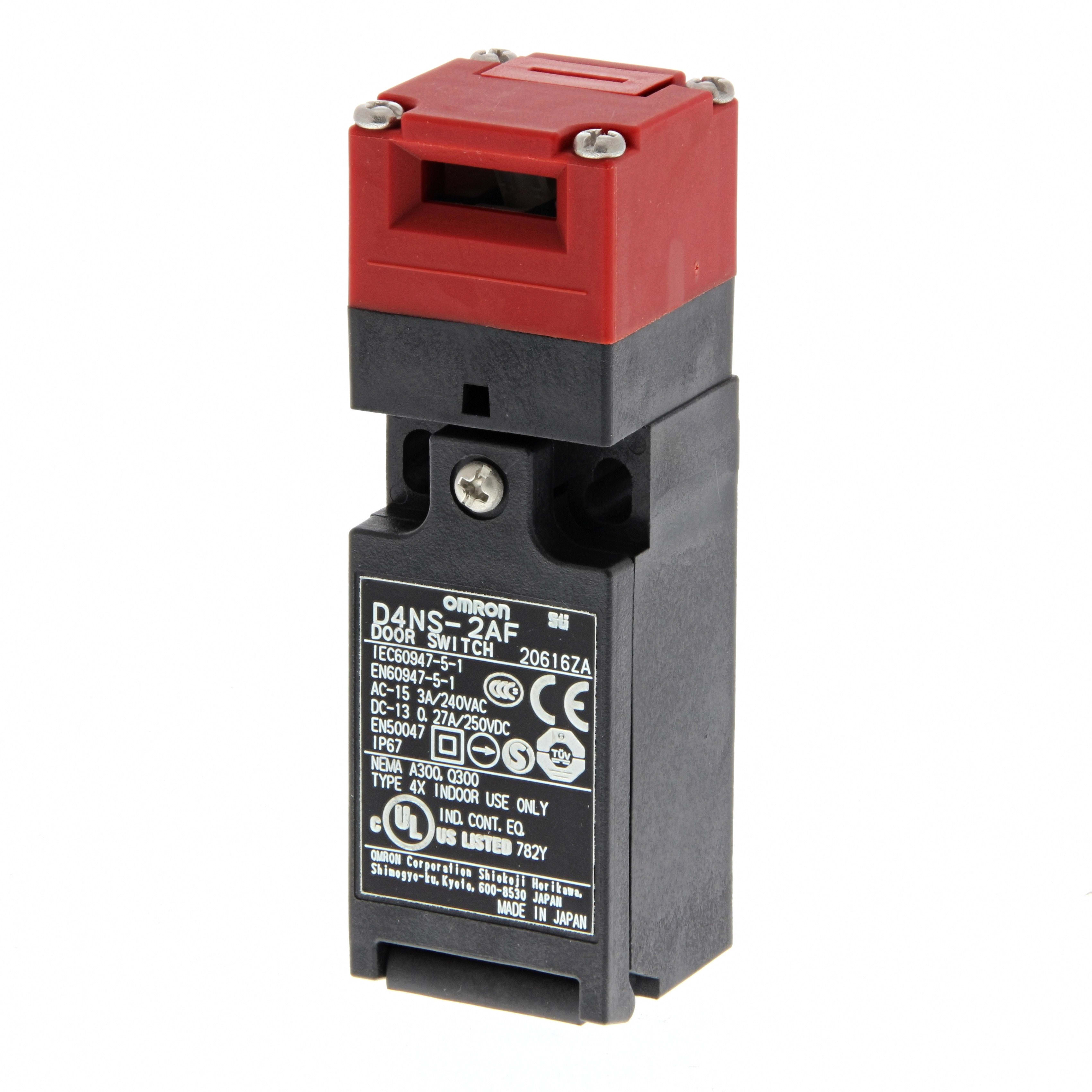 OMRON ELECTRONICS - Finecorsa a chiave, passacavo G1/2, 1NC+1NO, azione lenta, IP67.