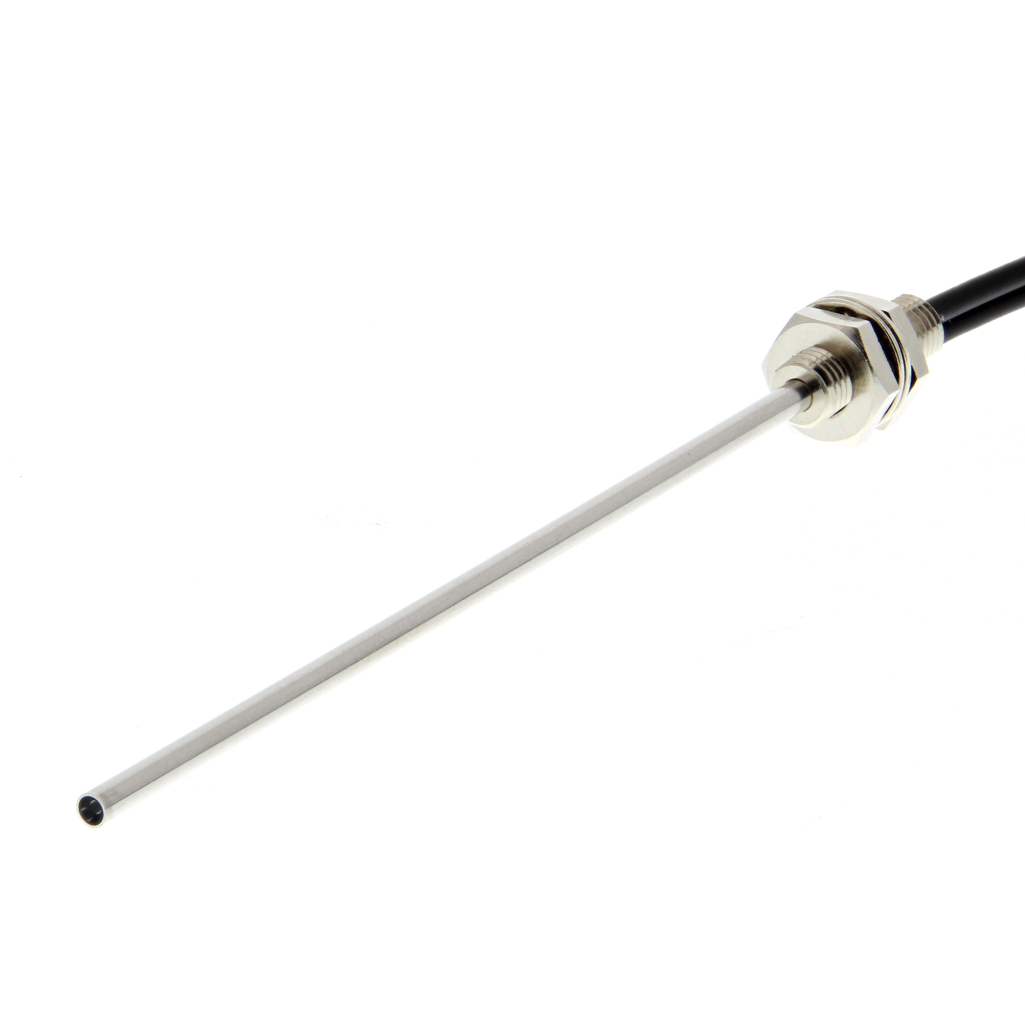 OMRON ELECTRONICS - sensore reflex m6 tubetto inox 9 cm fibra ottica diffuso m6 guaina pieghevole 90 mm
