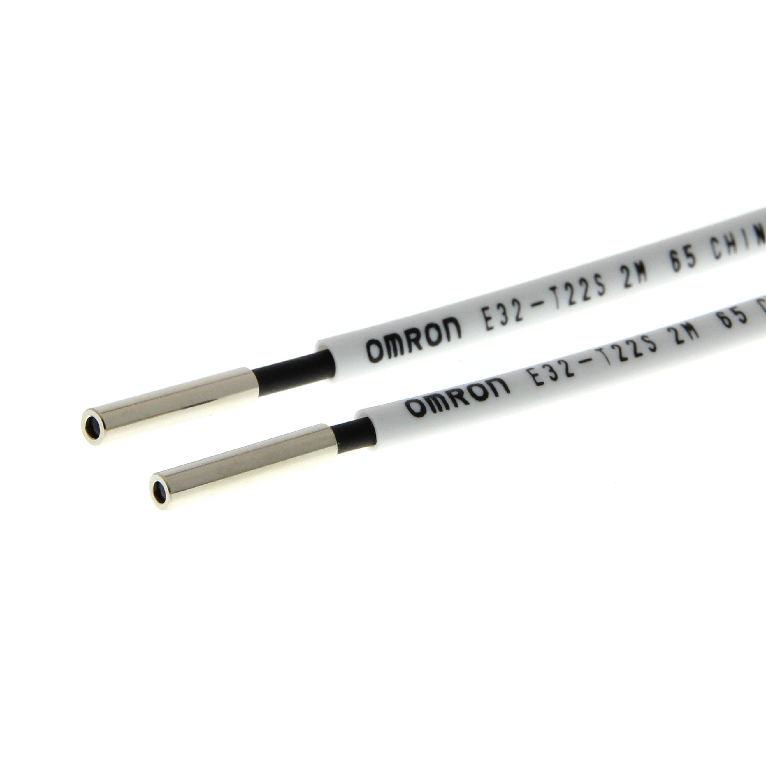 OMRON ELECTRONICS - Fibra ottica e32-t22s dia 3 mm r10 2 m sensore a fibra ottica sbarramento assiale formato dia 3 mm raggio di curvatura r10 cavo 2 m