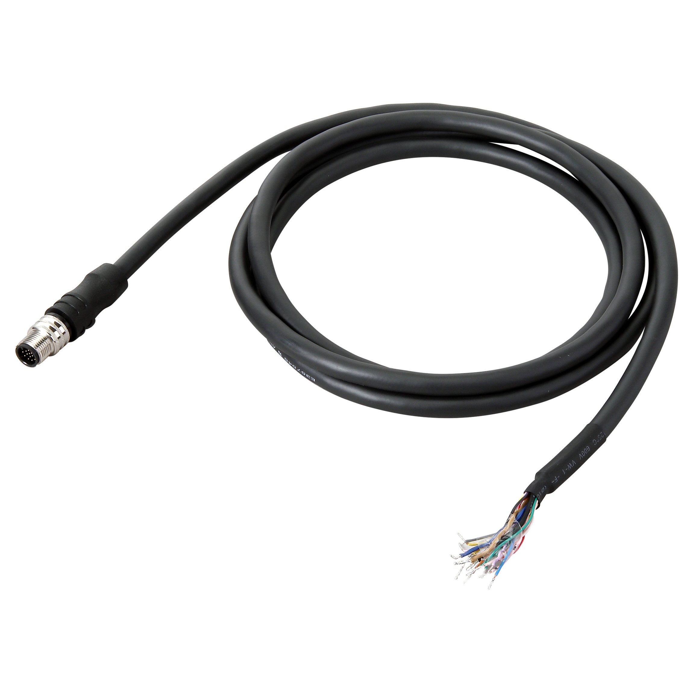 OMRON ELECTRONICS - FHV7 Power / IO Cable, straight 20 m, M12 c
