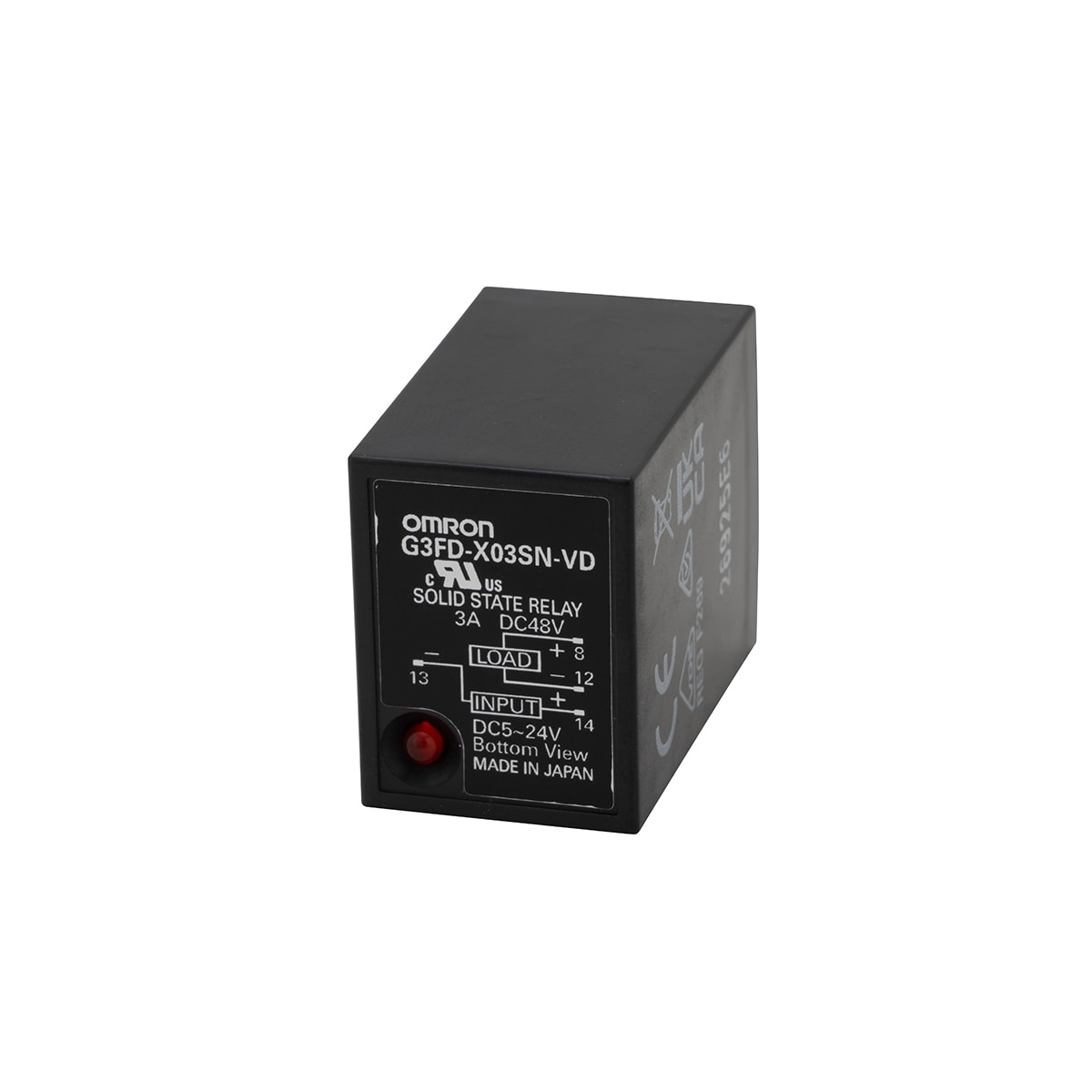 OMRON ELECTRONICS - rele g3fdx03snvddc524 carico 3 a/4 48 vc.c. fotoaccoppiatore no zerocrossing terminali ad innesto conforme ul-csa-vde