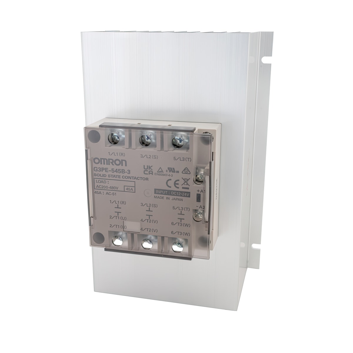 OMRON ELECTRONICS - Relè statici di potenza. Trifase con carico G3PE545B3DC1224