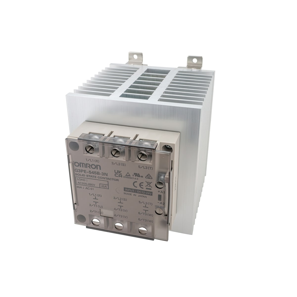 OMRON ELECTRONICS - relè statici trifase 55A/200-480Vc.a con carico 45A/200-480Vc.a