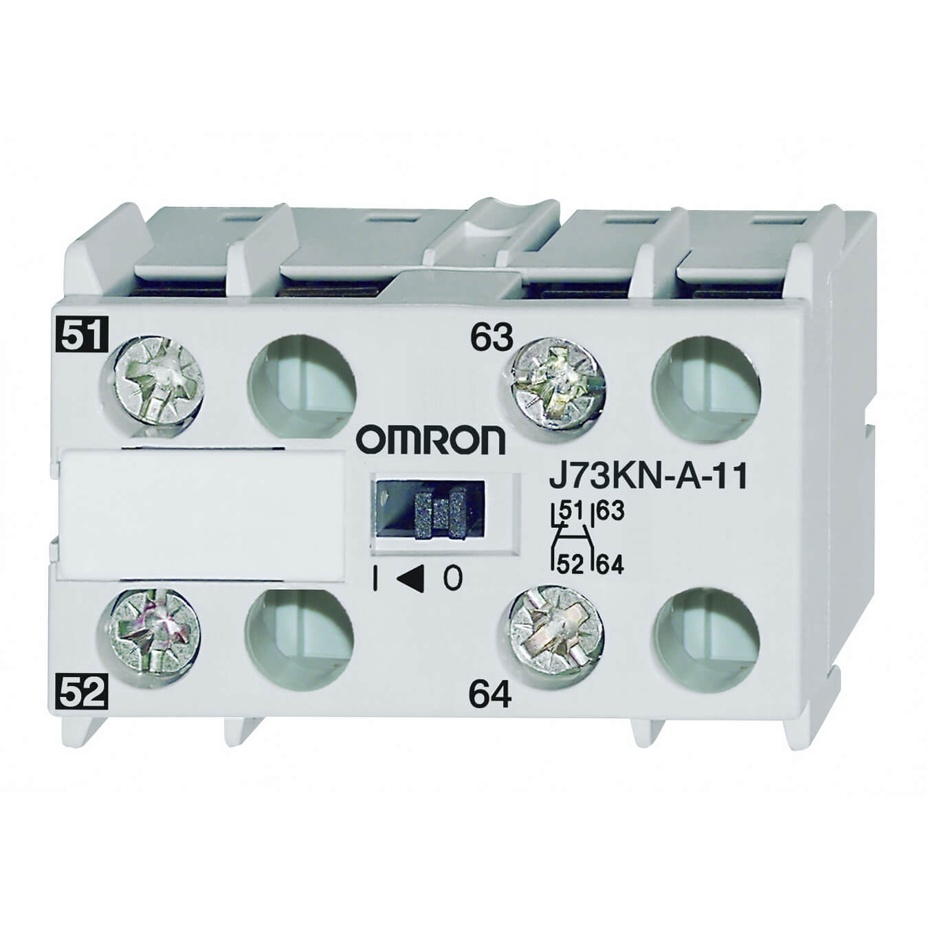 OMRON ELECTRONICS - teleruttore- Cont Aus1NA+1NC Front xJ7KNAAR J73KNA11-1193380